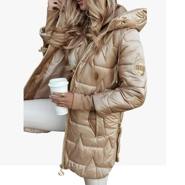 Damen stepp jacke | lange