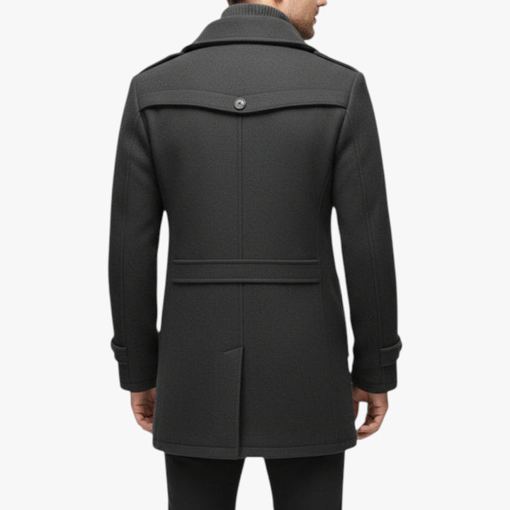 Herren Winter Mantel mit Warmer Fütterung und Langer Passform