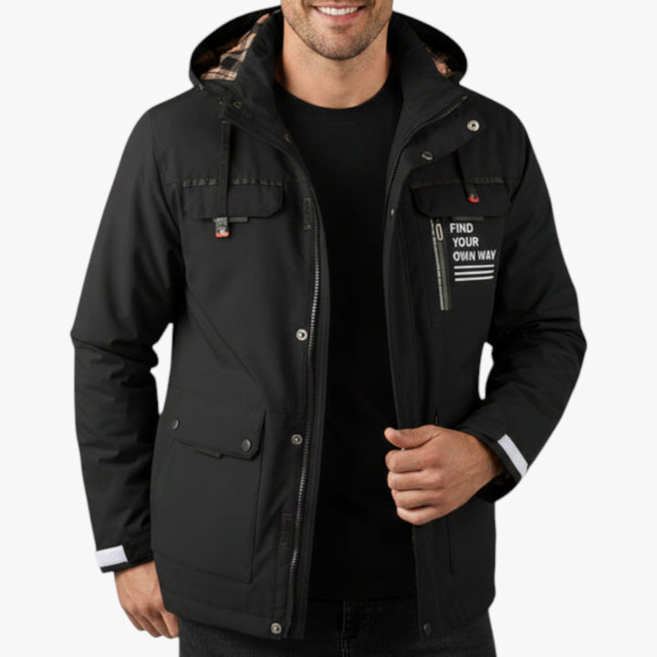 Herren Outdoor Jacke mit Wasserschutz und Windschutz