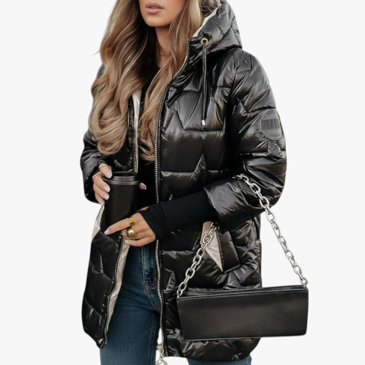 Damen stepp jacke | lange