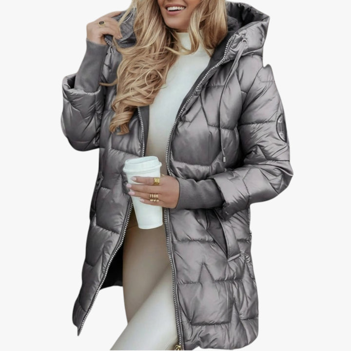 Damen stepp jacke | lange