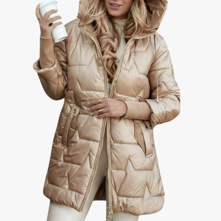 Damen stepp jacke | lange