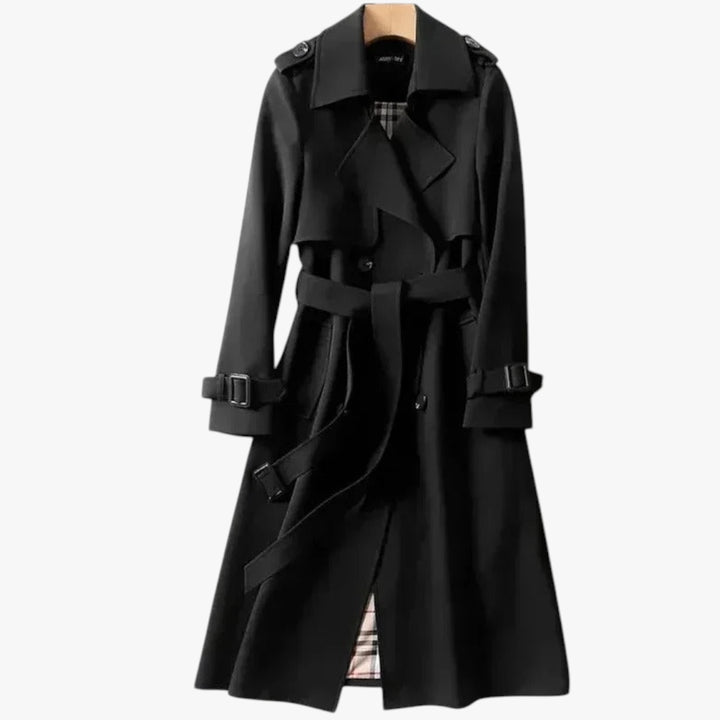 Damen eleganter Trenchcoat | Lang