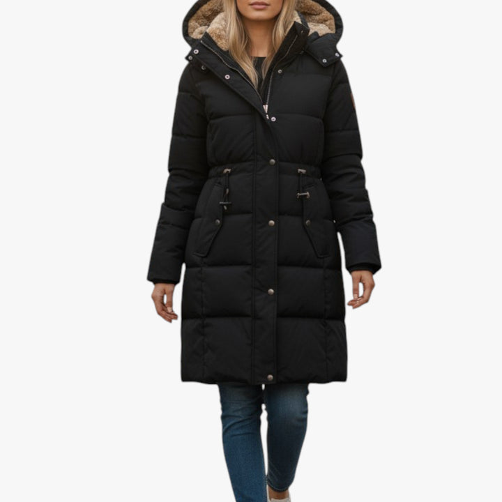 Damen stepp mantel | lange